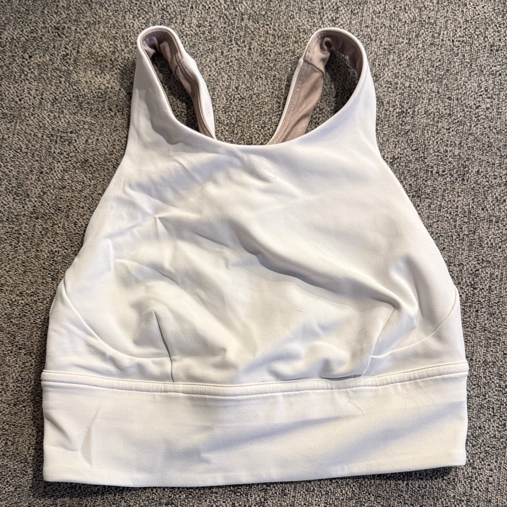 Lululemon Athletica White Sports Bra